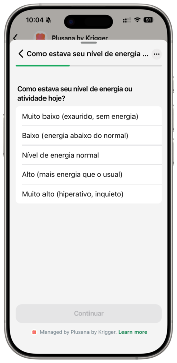 Task answers view
